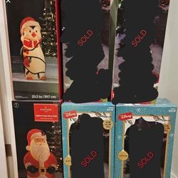 2ft tall Christmas Blow Molds (Brand New) $30 each