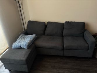 Couch + Ottoman + FREE TV stand