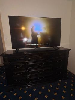 Dark brown King size bedroom set