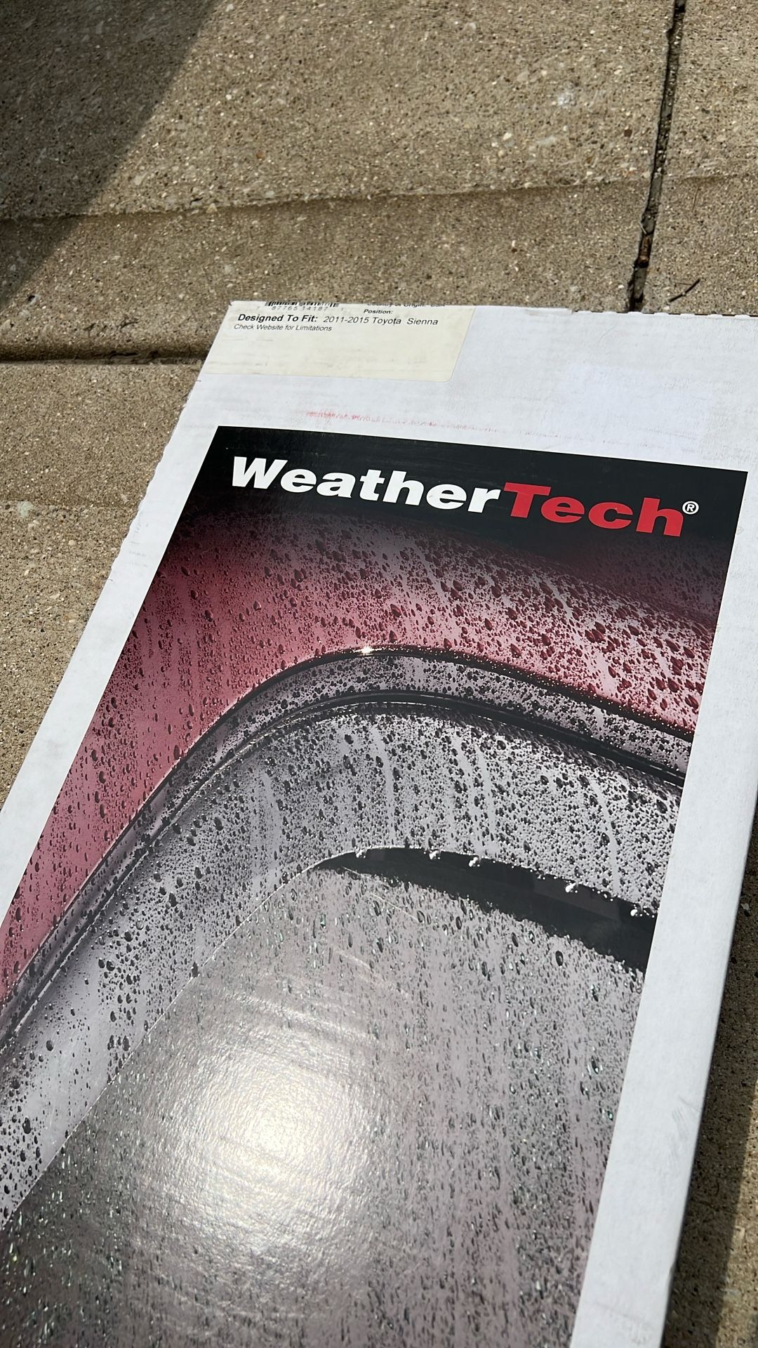 Weathertech Rain Guards Toyota Sienna 2011-2020