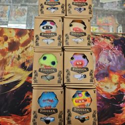BABY FUGG Mini Zuru FUGGLER Complete Set of 8  FUGGLERS BABY FUGGS Ugly Monsters