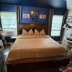 Adjustable Bed Frame w/king Size Mattress And Frame