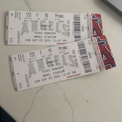 angels tickets for sunday 9/29