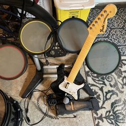 Rock Band Instruments Xbox 360
