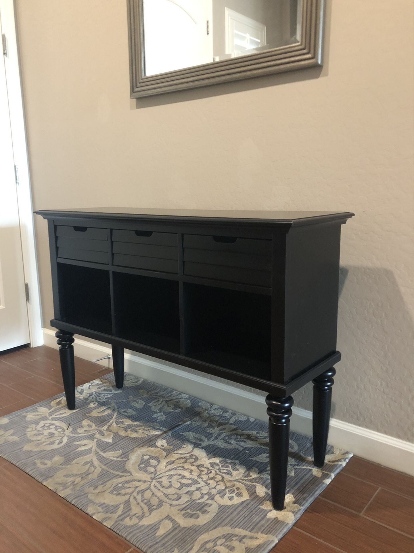 Black console / credenza / Entry table stand