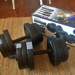 Adjustable Dumbbells 45lb total