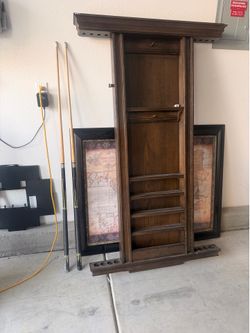 Pool stick stand