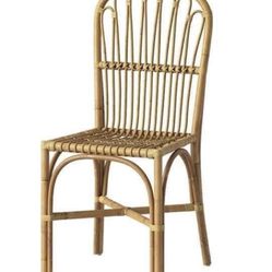 CRLB Cuprina Rattan Dining Chair Light Brown- Opalhouse.     