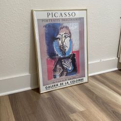 authentic Picasso french exhibition poster 1977
