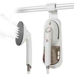 Pretty moment Steamer for Clothes, 1500W Large Soleplate Clothes Steamer Iron, Detachable 400ml Water Tank Garment Steamer Professional Steam Iron