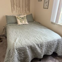 Full Size Bed Mattress + Bed Frame
