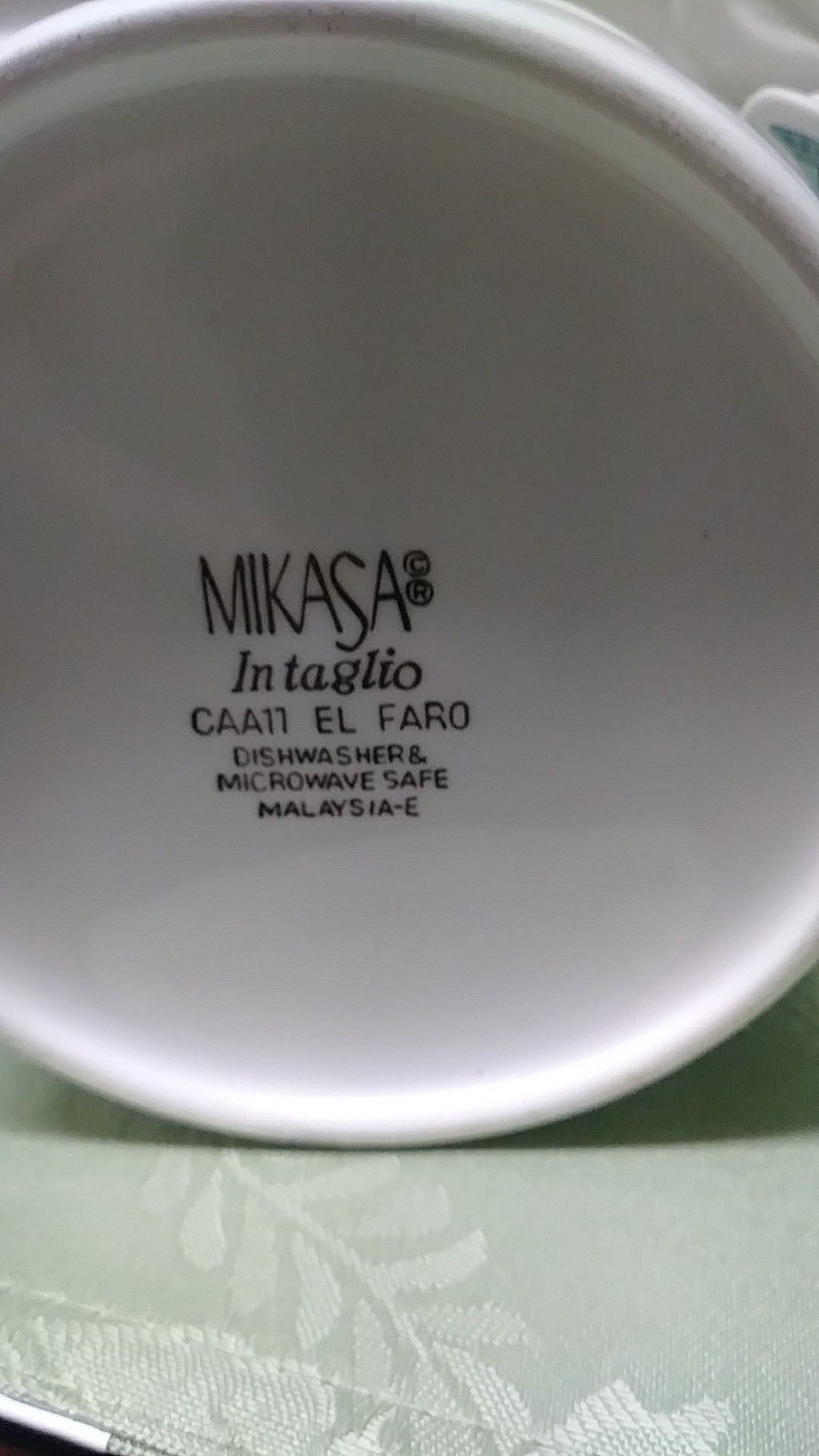 MIKASA CREAM & SUGAR BOWL