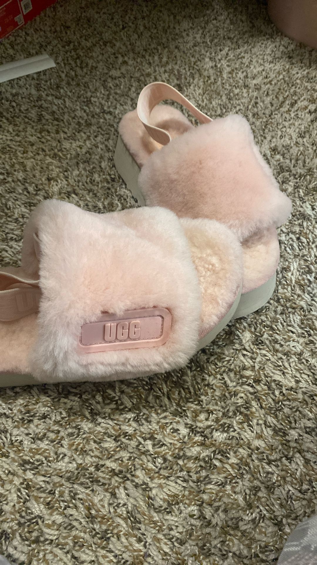 Pink Ugg slippers shoes 
