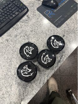 Forgiato XL Floating Hellcat Center Caps