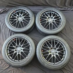 17x7.0J   Enkei Ekm3 Wheels  &  Tires 