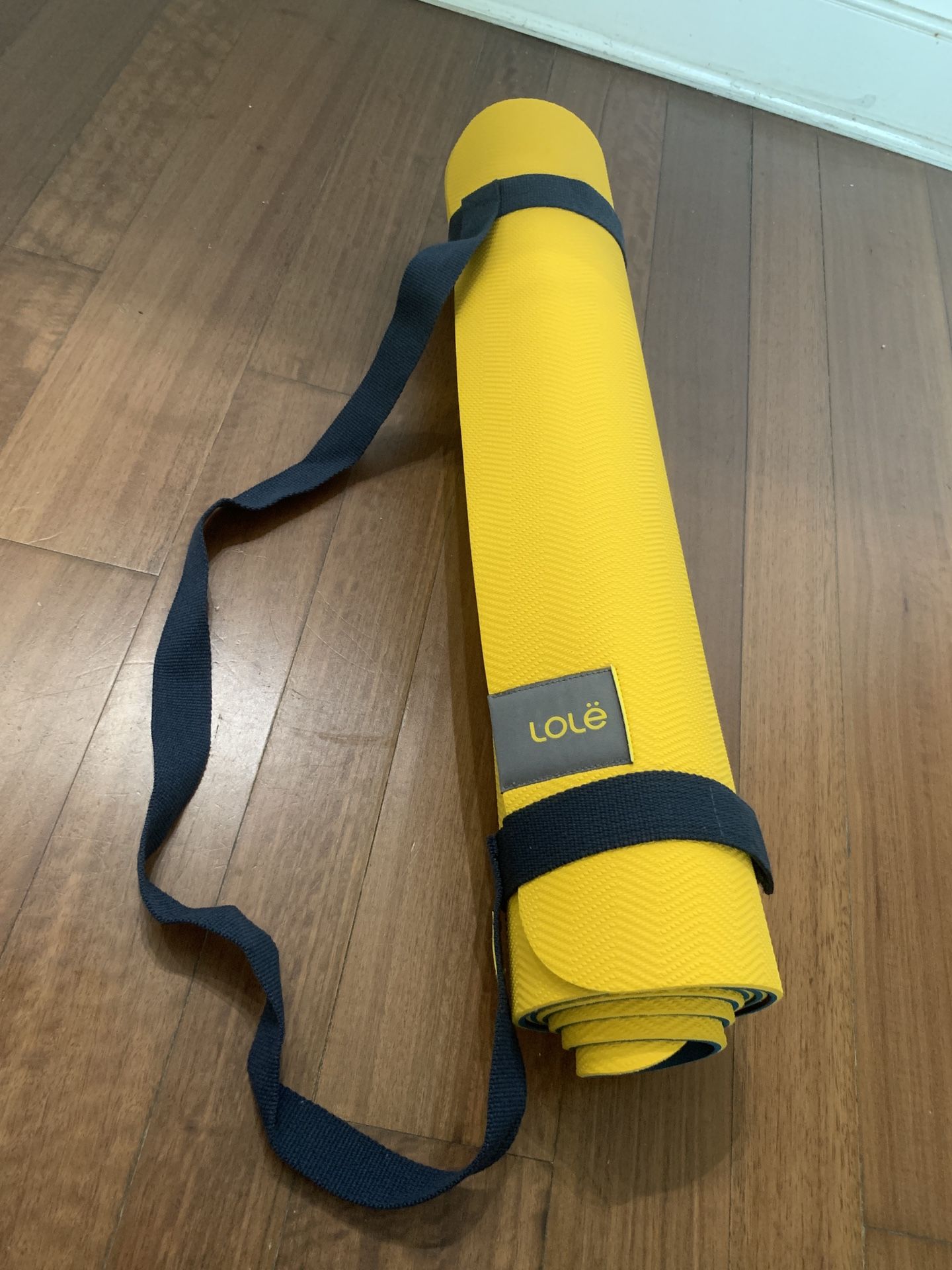 lole yoga mat with stripe(5mm)