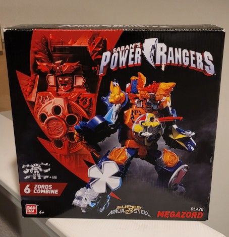 POWER RANGERS SUPER NINJA STEEL BLAZE MEGAZORD 2018 Gekiatsu Dai Oh(B)