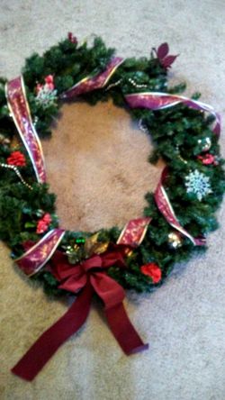 Huge christmas wreath