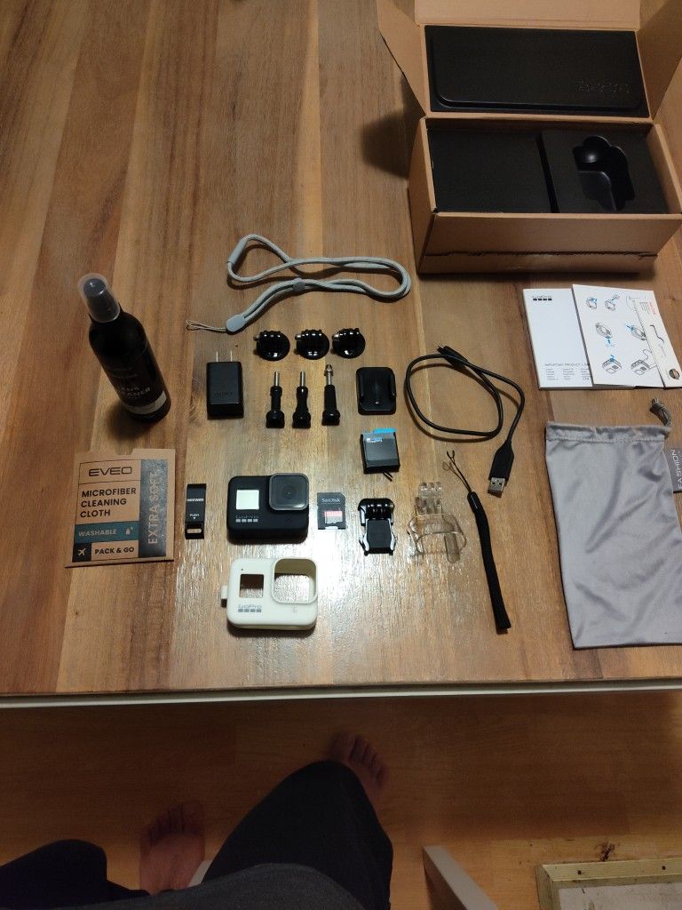 GoPro 8 4k Action Camera + Some Accessories