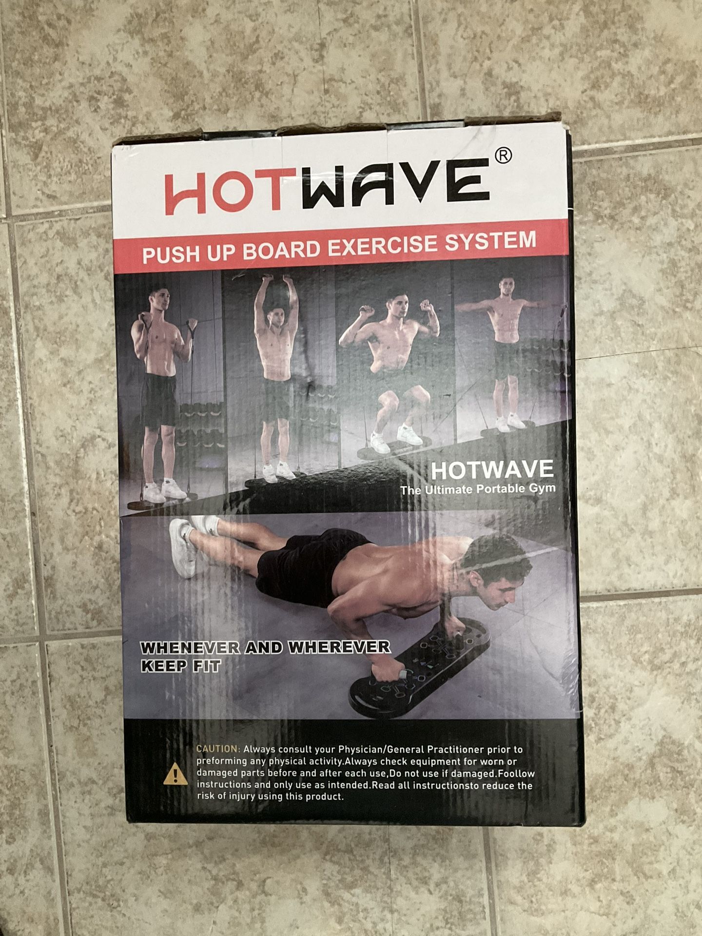 Hotwave Push Up Board Exercise System