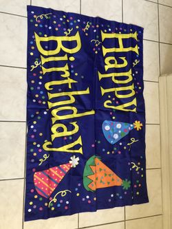 Happy Birthday Party Banner