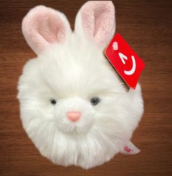 AURORA WORLD BUNNY PUFF PLUSH ECO FRIENDLY 6” STUFFED ANIMAL