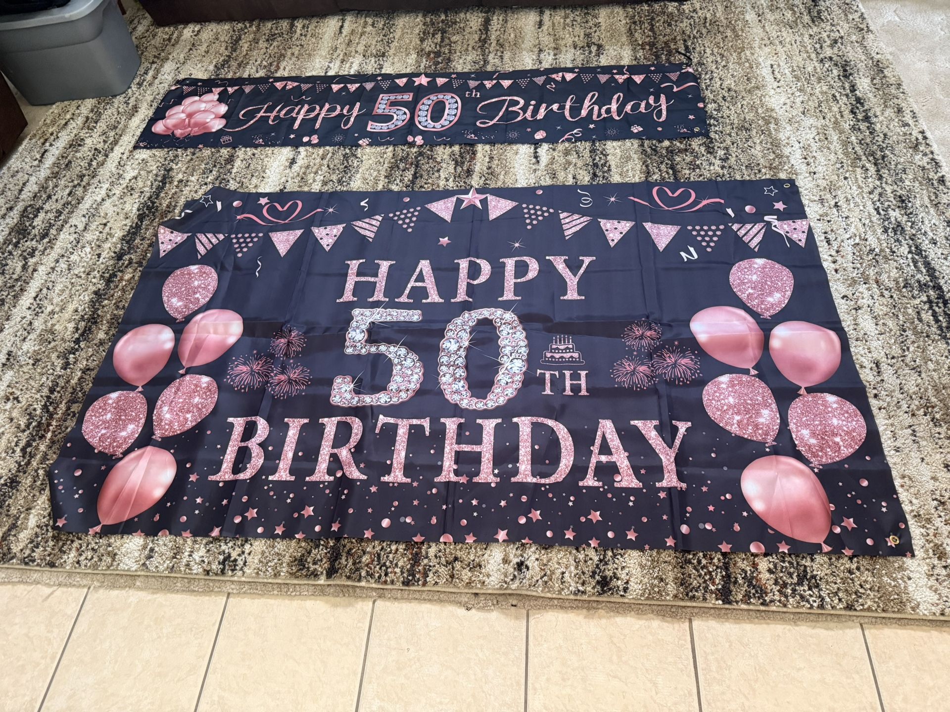 Large Backdrop, Birthday Banners