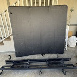 Side Step Running Boards For Secure Footing And A Folding Truck Bed For A Chevy Silverado 2022