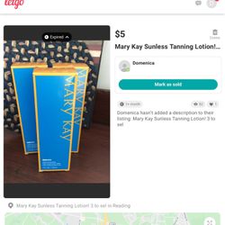 Mary Kay Sunless Tanning Lotion