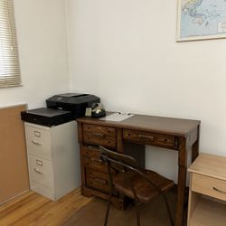Small Desk with Chair