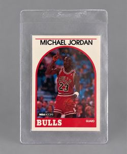 Michael Jordan 1989 NBA Hoops Basketball Card