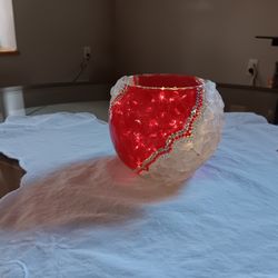 Handmade Deco Beach Glass Vase