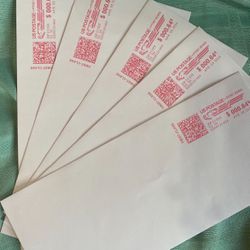 Free-5 Envelopes With Postage