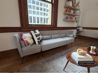 Three piece sofa • west elm