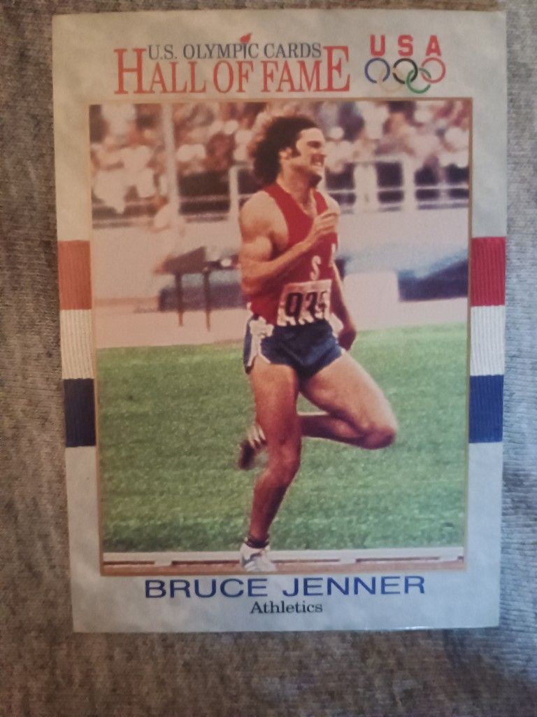 Bruce Jenner Hall Of Fame Card