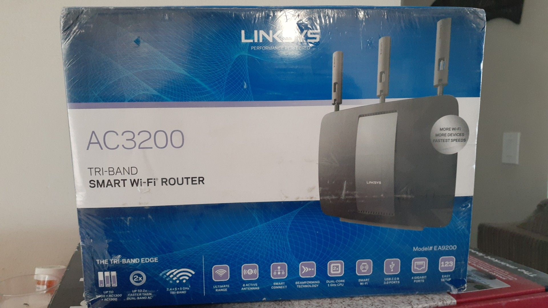 WIFI ROUTER,LINKSYS AC3200