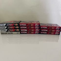 11 blank cassette tapes tdk 90 high output
