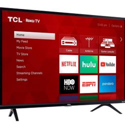 TCL 40-inch 1080p Smart LED Roku TV - 40S325, 2019 Model , Black