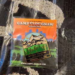 CAMP FLOG GNAW EARLY ADMISSION PIN