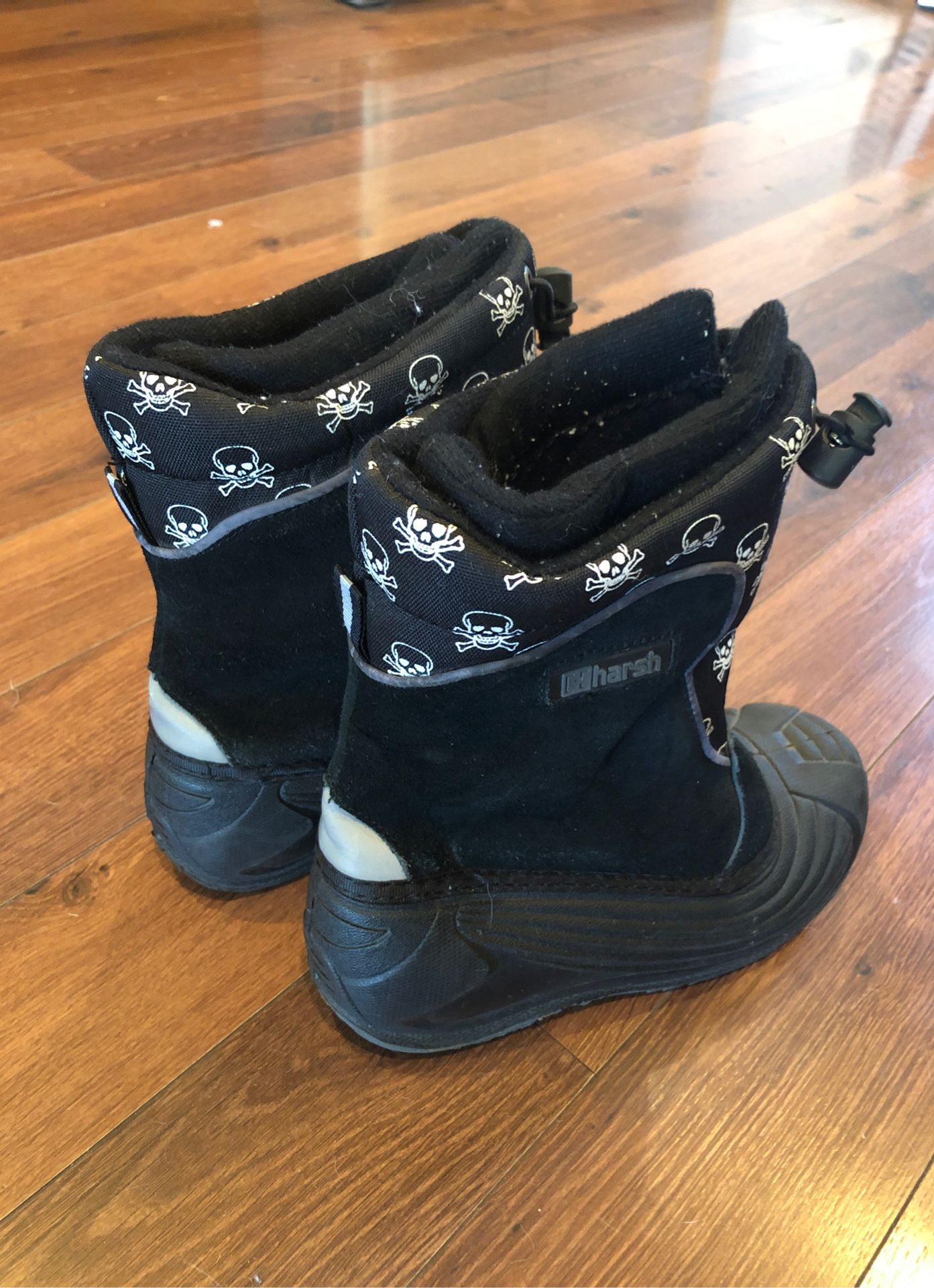 Harsh kids snow boots - size one - waterproof