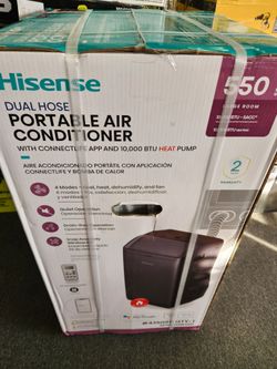 Hisense portable inverter dual hose 10000 btu window air conditioner