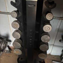 Hampton Weights Dumbbells 5lbs-25lbs Pairs Set