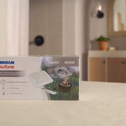 Broan‑NuTone QuickKit BKR60 Bathroom Exhaust Fan Replacement Cover & Motor Kit – Easy Install, Quiet Operation