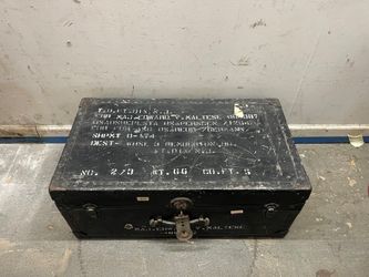 Vintage Military Foot Locker / Trunk
