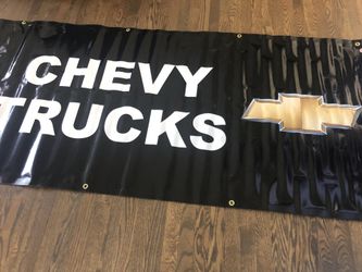 Chevy truck banner