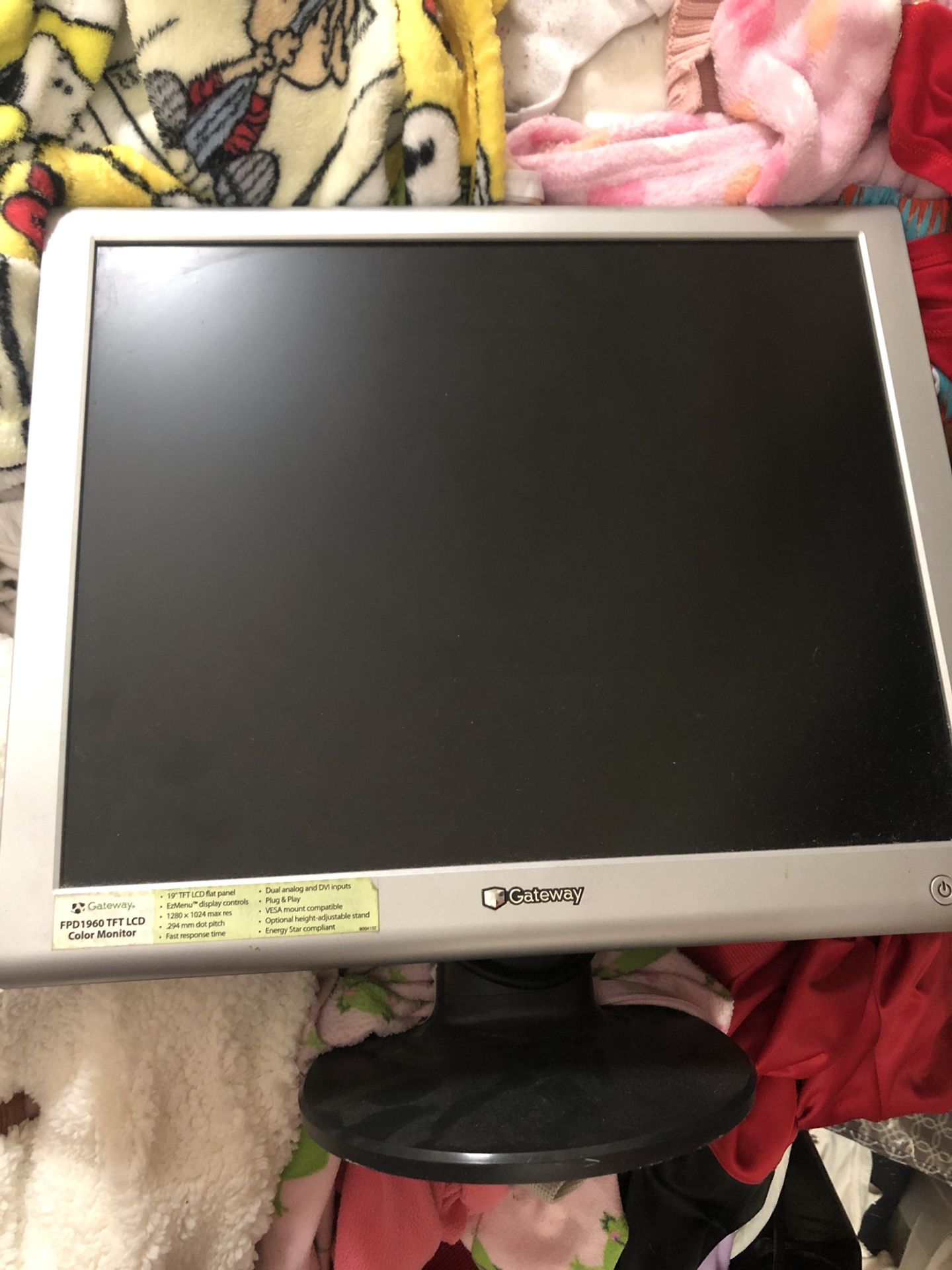 Gateway computer monitor