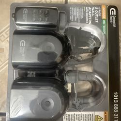 Commercial Electric 2-Outlet Indoor/Outdoor Wall Adapters with Remote Control Kit (Includes 4-Adapters and 2-Remotes)
