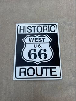 vintage route 66 sign