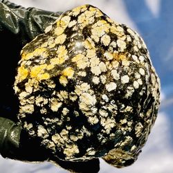 11 Oz. Snowflake Obsidian Oregon Rough Specimen Display Collect Cab Lapidary Raw