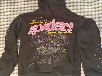 Black hoodie with web graphic design